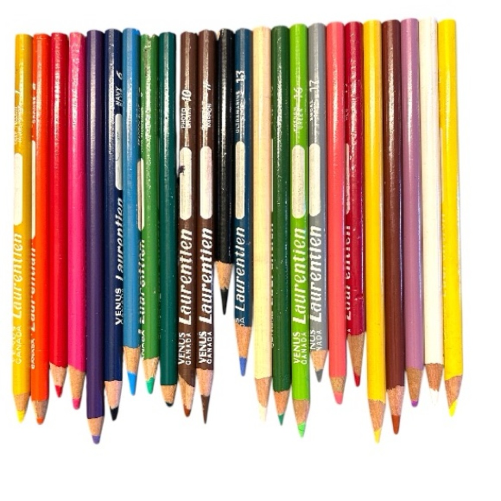 Vintage Venus Canada Laurentien Coloured Pencils Set of 24